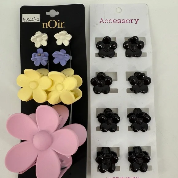 HAIR CLAW CLIPS  - Flower Shaped Hair Accessories - Picture 7 of 7